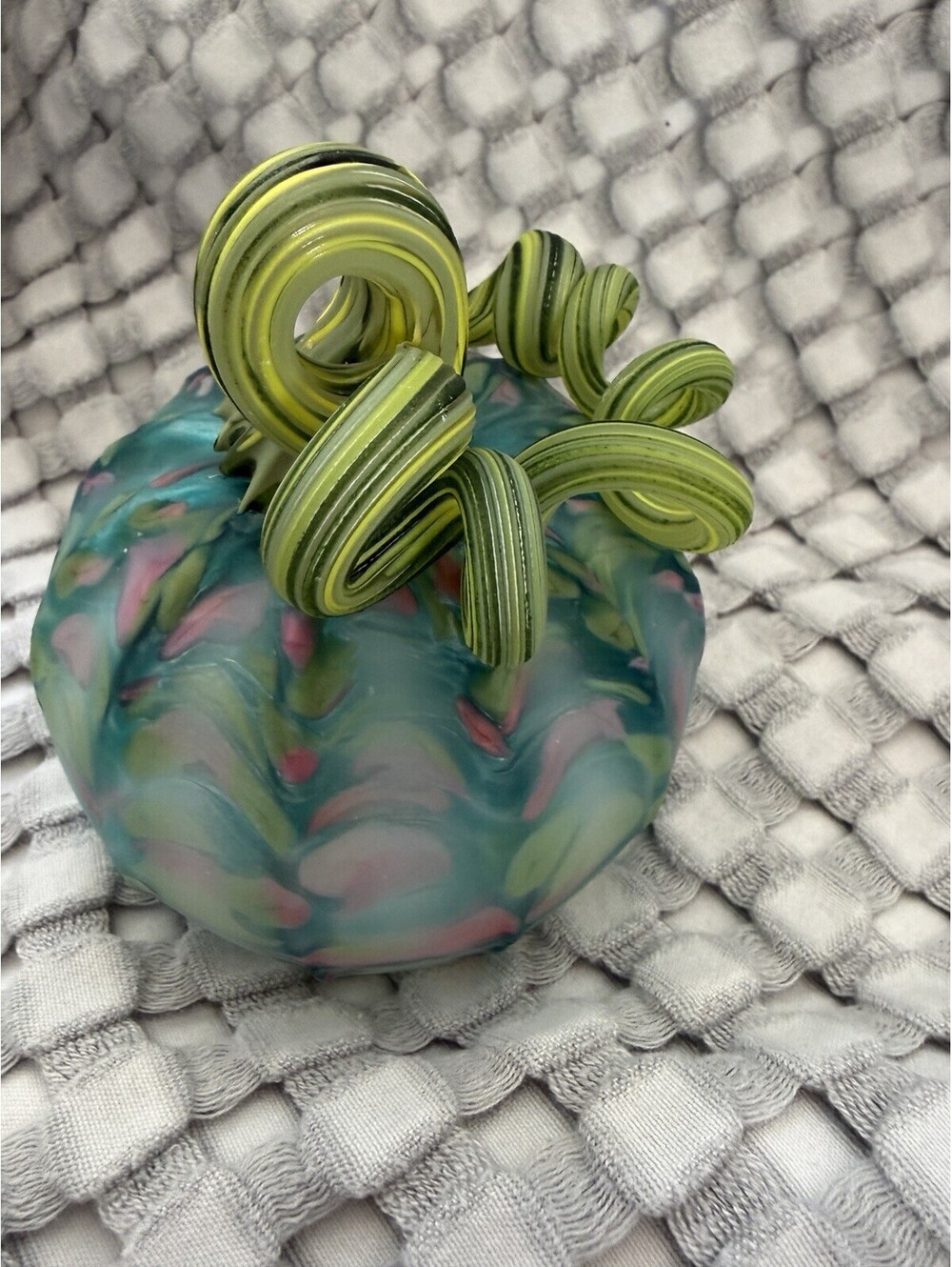Handblown Glass Pumpkin By Luke Adam’s Glassblowing Studio